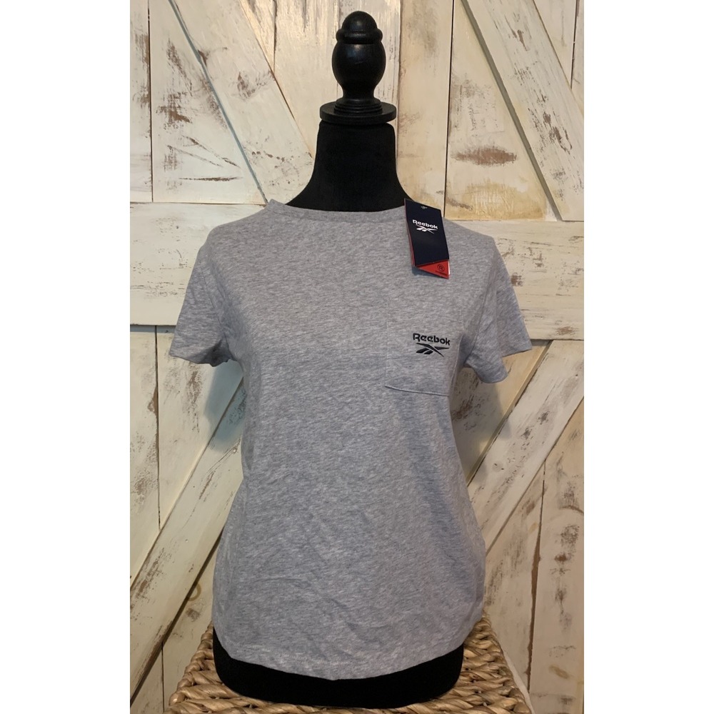 Reebok Active Training Gray‎ T-Shirt Women's  Logo Size XS New